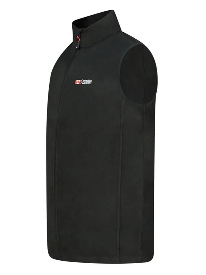 Fleeceweste "Vugeak" in Schwarz