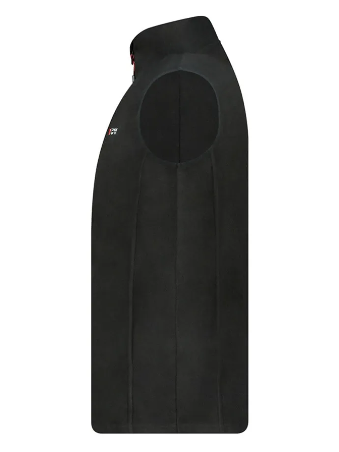 Fleeceweste "Vugeak" in Schwarz