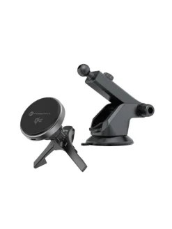 FORCELL F-GRIP Kfz-Halter Qi2 15W MagSafe induktiv Grau