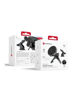 FORCELL F-GRIP Kfz-Halter Qi2 15W MagSafe induktiv Grau