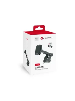 FORCELL Kfz-Halterung Magnet Saugnapf Carbon Optik