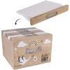Fotoaufbewahrungsbox "Naissance" in Natur - (B)19 x (H)13 x (T)18 cm