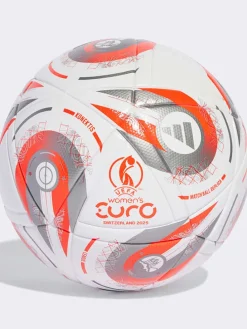 Fußball in Weiß/ Grau/ Orange