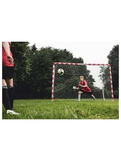 Fußballtor "Allround 300" in Rot/ Weiß