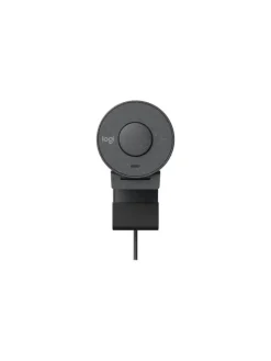 Full HD-Webcam 1920 x 1080 Pixel mit Klemm-Halterung in Grau