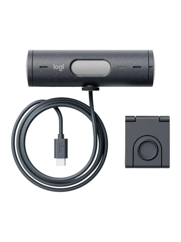 Full HD-Webcam Klemm-Halterung, Stereo-Mikrofon, Integrierte in Schwarz