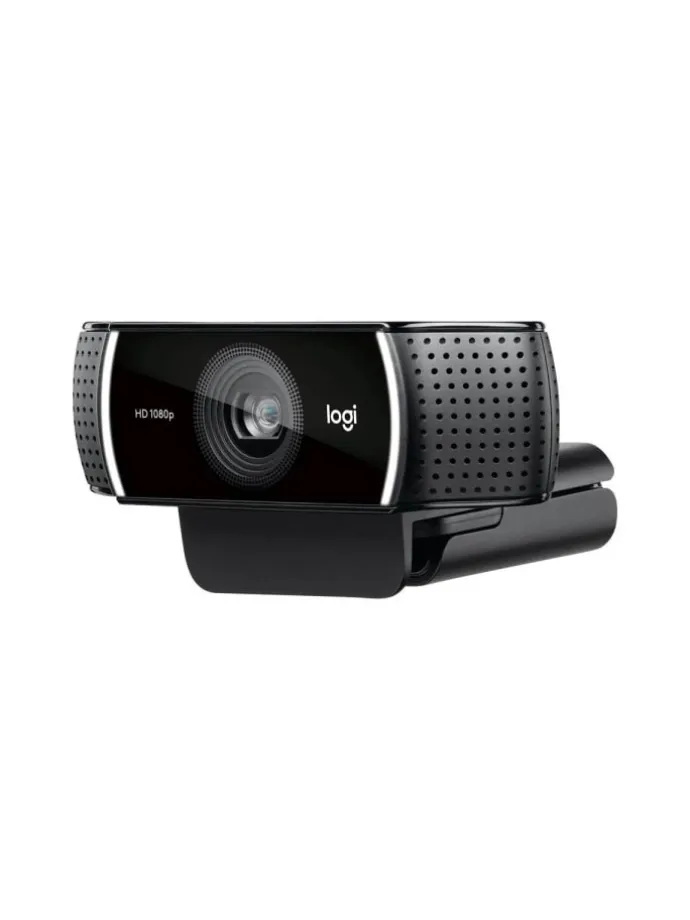Full-HD Webcam mit 1080p/30fps - Glasobjektiv mit 78° Sichtfeld in Schwarz