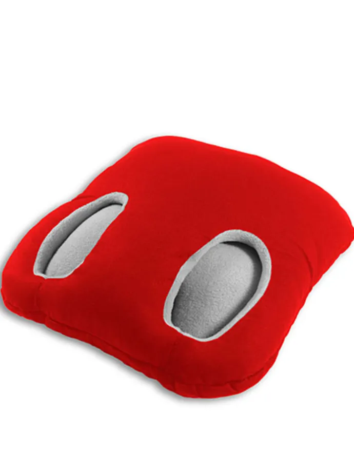 Fuß-Muff "Square" in Rot - (B)32 x (L)32 cm