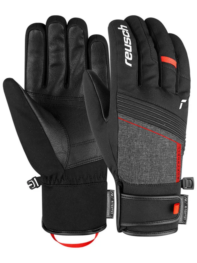 Funktionsfingerhandschuhe "Luca R-TEX® XT" in Schwarz/ Grau