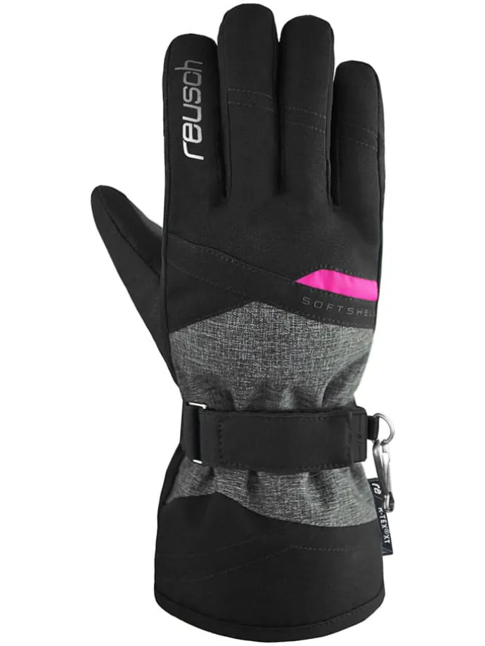 Funktionsfingerhandschuhe in Schwarz/ Grau