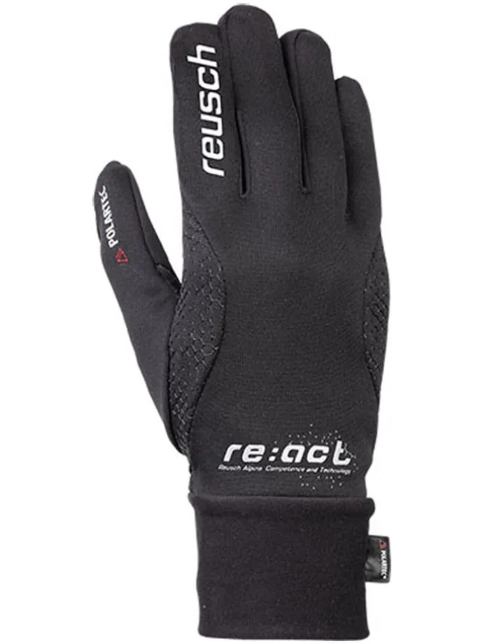 Funktionsfingerhandschuhe "Lhasa TOUCH-TEC" in Schwarz/ Silber