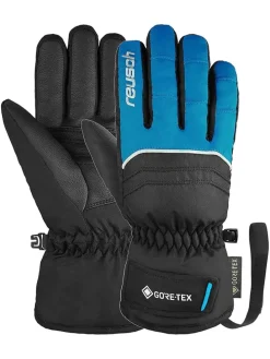 Funktionsfingerhandschuhe "Teddy GORE-TEX" in Schwarz/ Blau