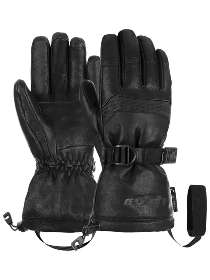 Funktionsfingerhandschuhe "Fullback" in Schwarz