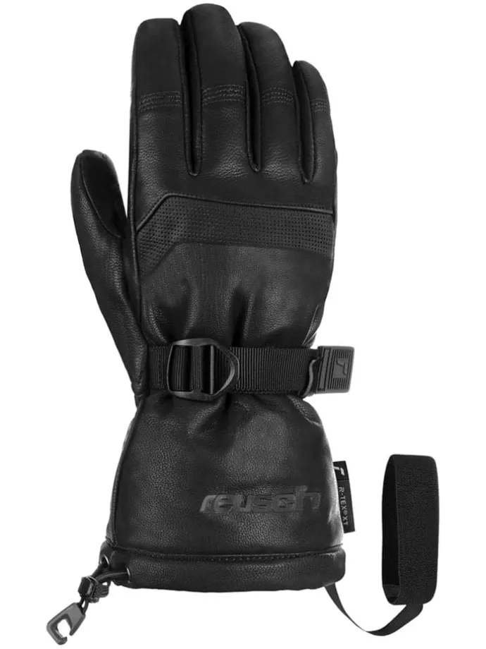 Funktionsfingerhandschuhe "Fullback" in Schwarz