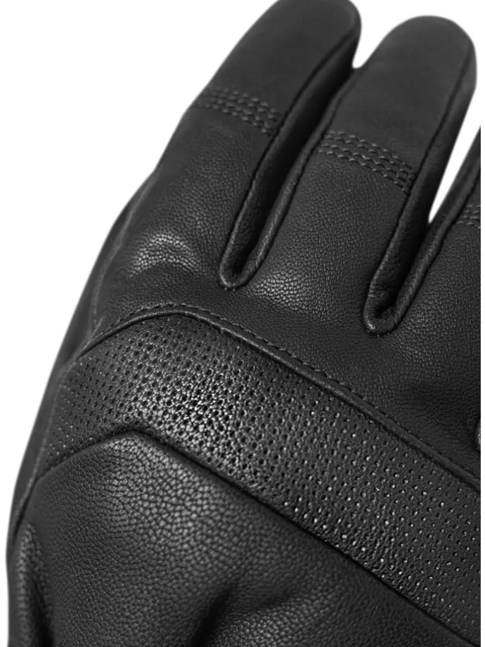 Funktionsfingerhandschuhe "Fullback" in Schwarz