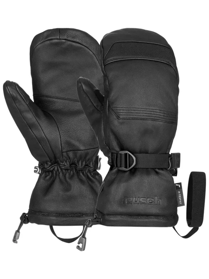 Funktionsfäustlinge "Fullback Down" in Schwarz