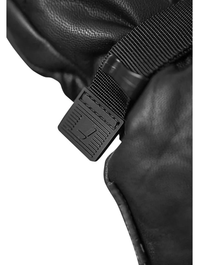 Funktionsfäustlinge "Fullback Down" in Schwarz
