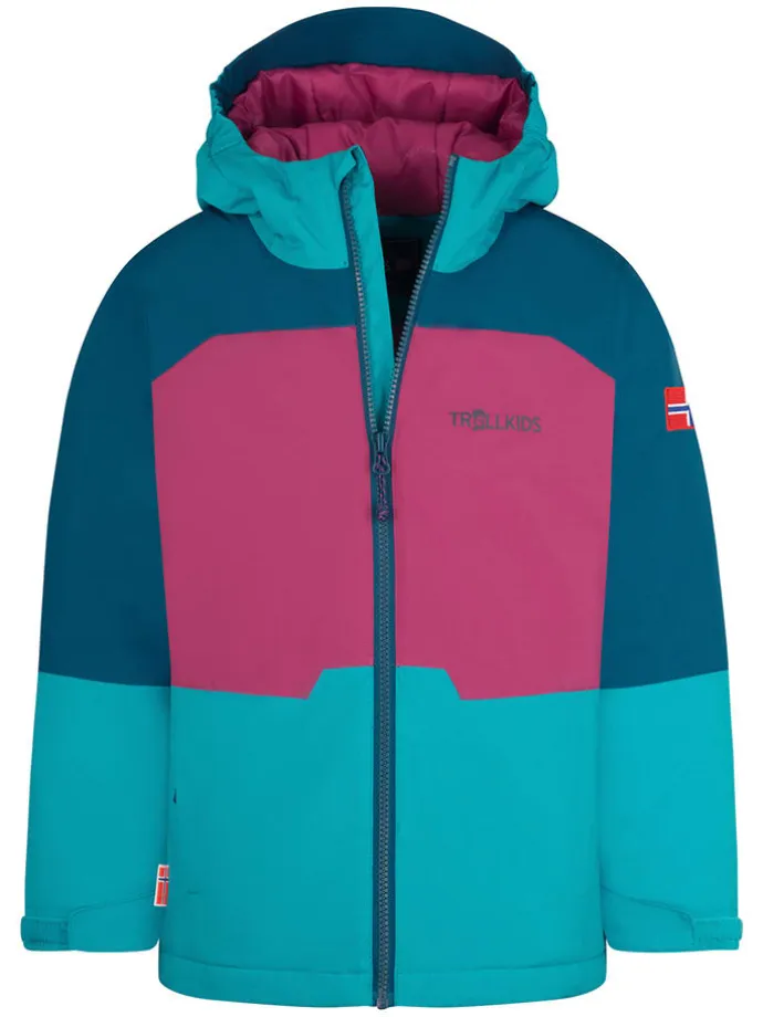 Funktionsjacke "Hardanger" in Türkis/ Pink