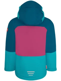 Funktionsjacke "Hardanger" in Türkis/ Pink