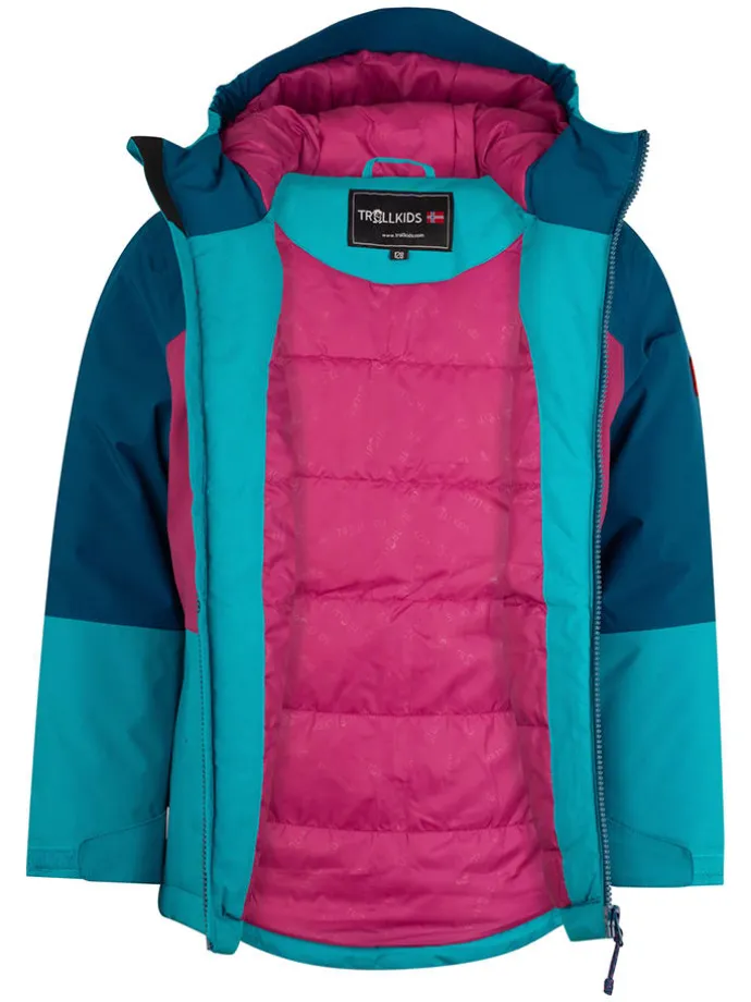 Funktionsjacke "Hardanger" in Türkis/ Pink