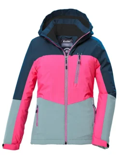 Funktionsjacke in Dunkelblau/ Pink