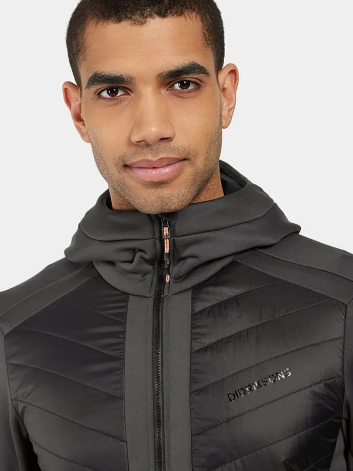 Funktionsjacke "Zuko" in Grau/ Schwarz