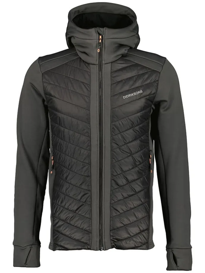 Funktionsjacke "Zuko" in Grau/ Schwarz