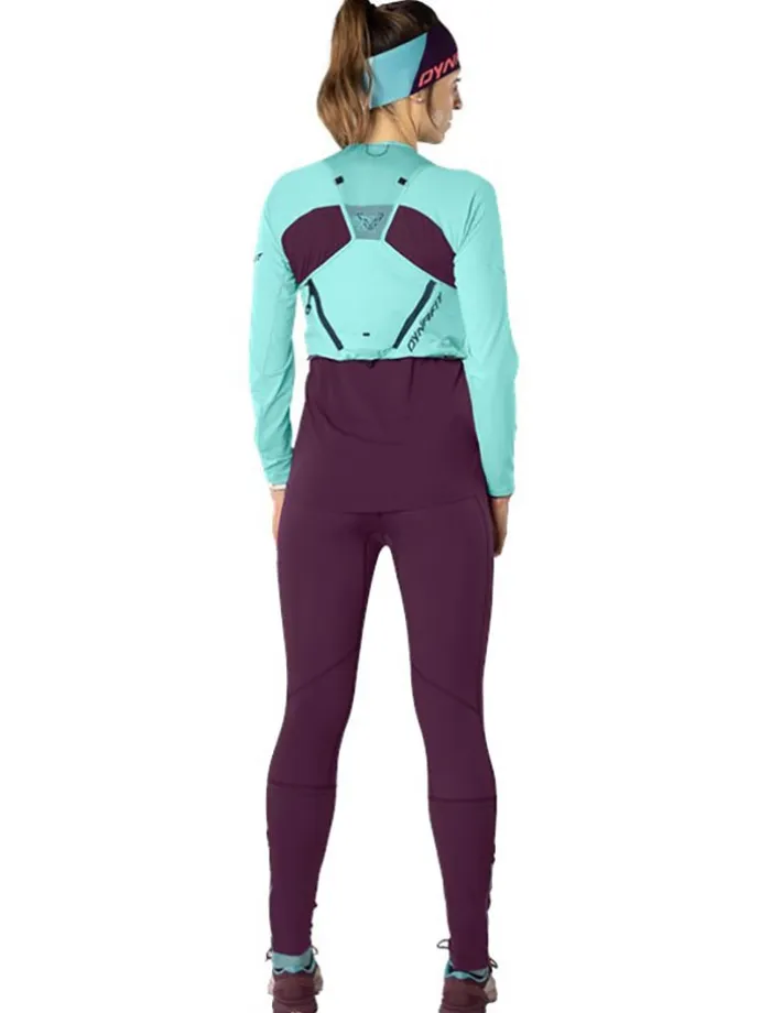 Funktionslongsleeve "ALPINE PRO" in Lila/ Türkis