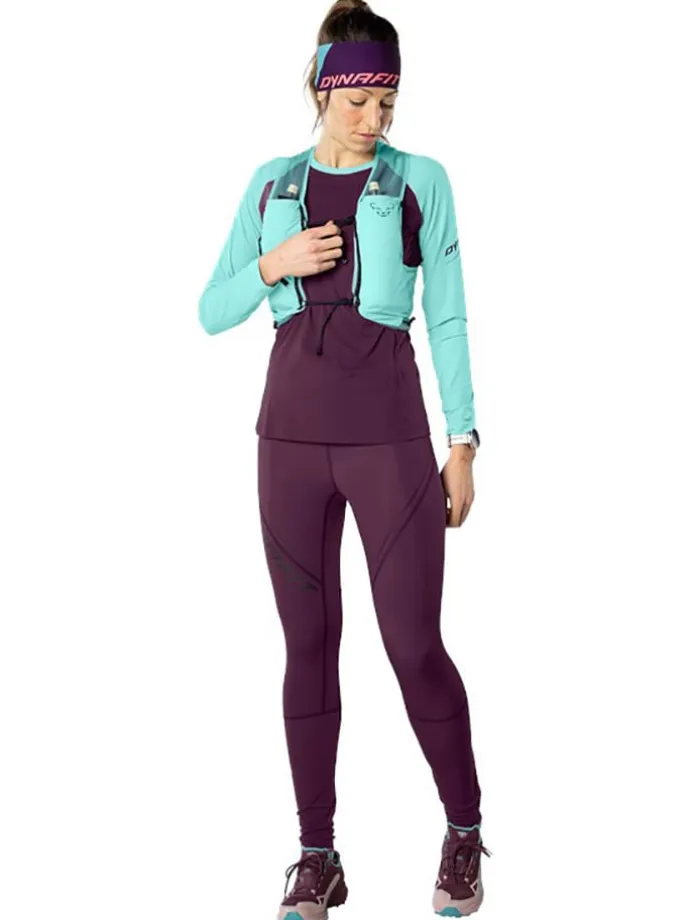 Funktionslongsleeve "ALPINE PRO" in Lila/ Türkis