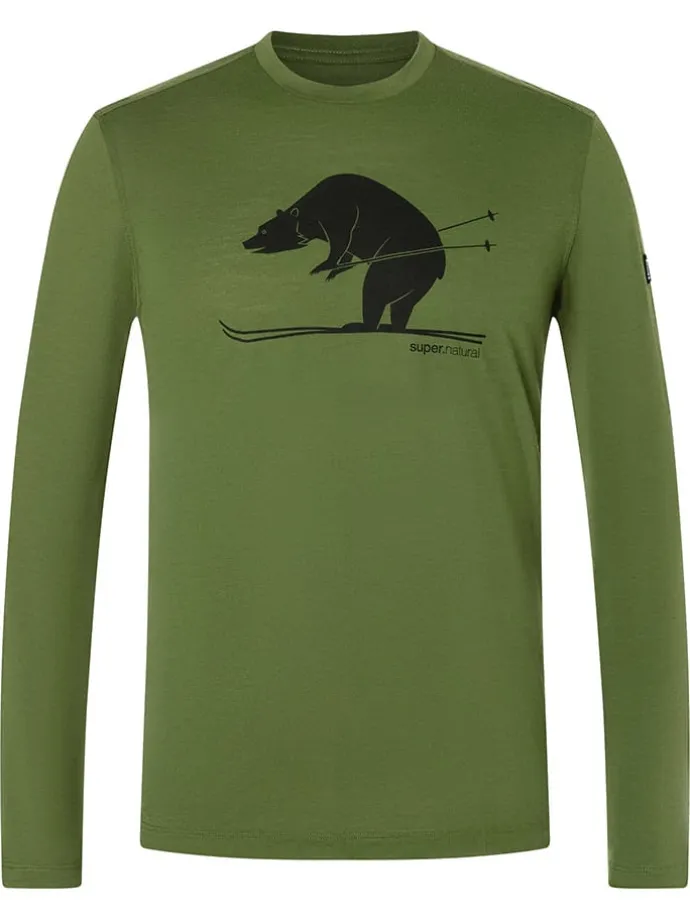 Funktionslongsleeve "Ski Karl" in Khaki