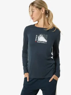 Funktionslongsleeve "Super Mountain" in Dunkelblau