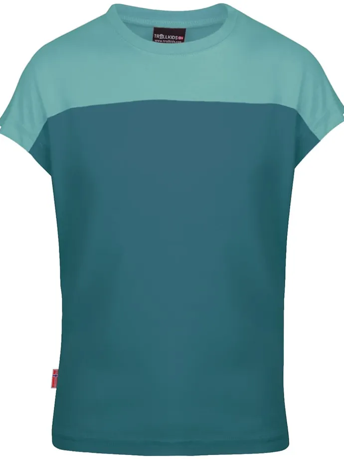 Funktionsshirt "Bergen" in Grün/ Türkis