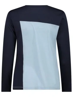 Funktionsshirt in Dunkelblau/ Hellblau