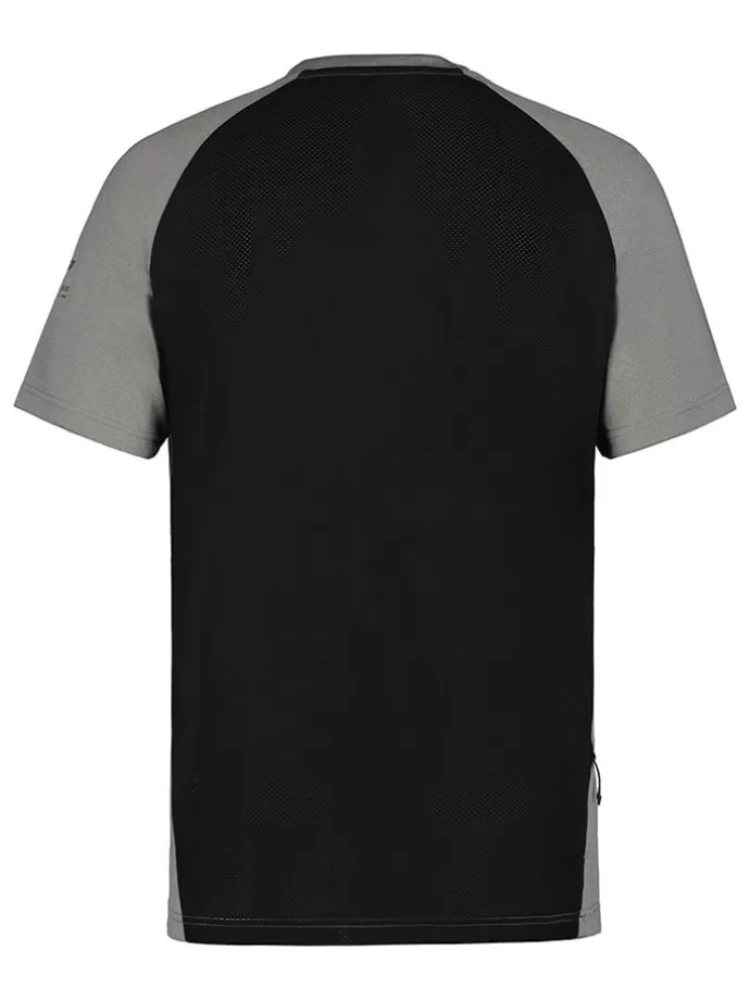 Funktionsshirt "Maavesi" in Grau/ Schwarz
