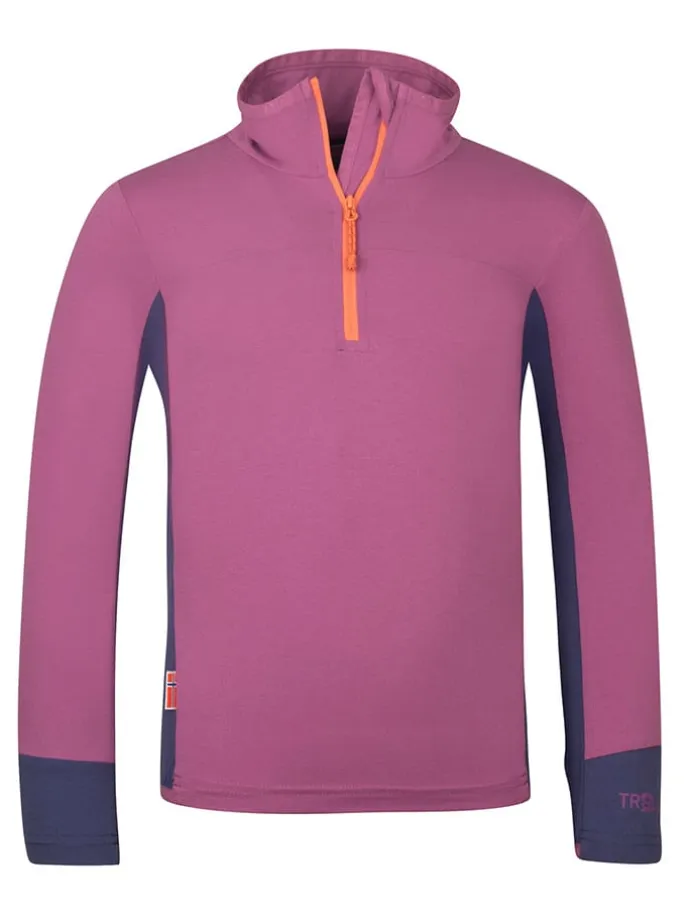 Funktionsshirt "Steinkjer" in Lila/ Dunkelblau