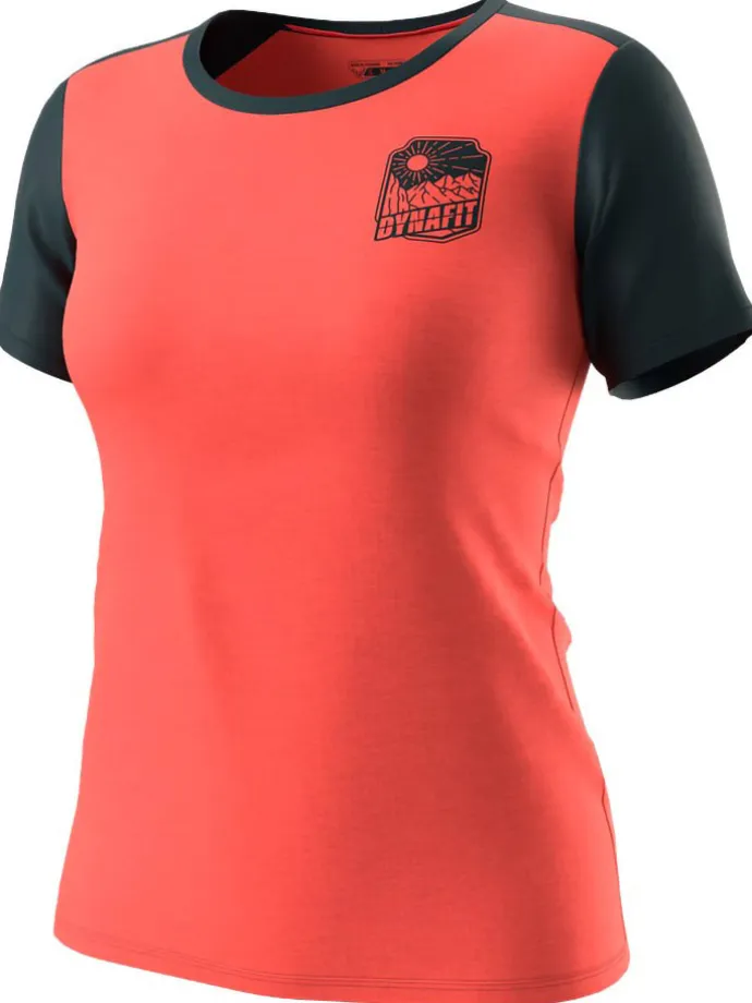 Funktionsshirt "TRANSALPER LIGHT" in Orange/ Schwarz