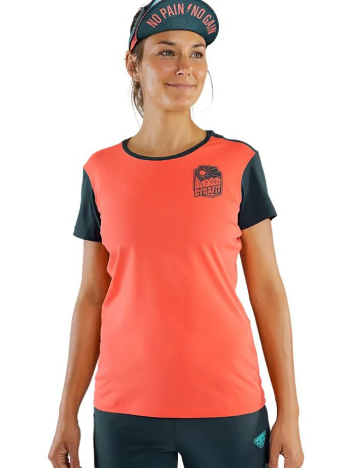 Funktionsshirt "TRANSALPER LIGHT" in Orange/ Schwarz