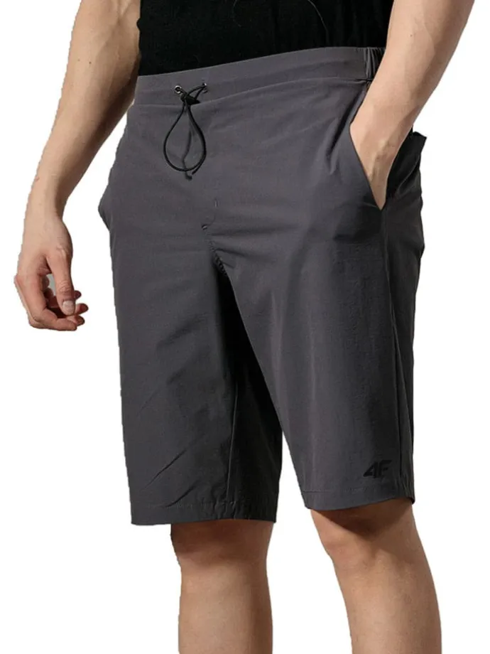 Funktionsshorts in Dunkelgrau