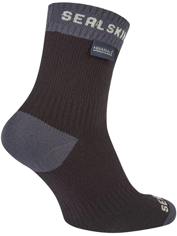 Funktionssocken "Wretham" in Schwarz/ Grau