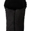 Fußsack "Fleece" in Schwarz - (L)80 x (B)40 cm