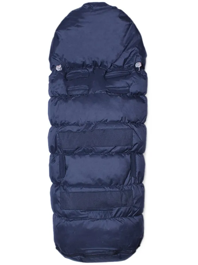 Fußsack "Flex 3 Season" in Dunkelblau - (L)130 cm