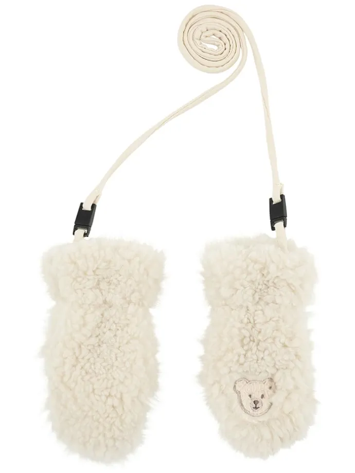 Fäustlinge in Creme