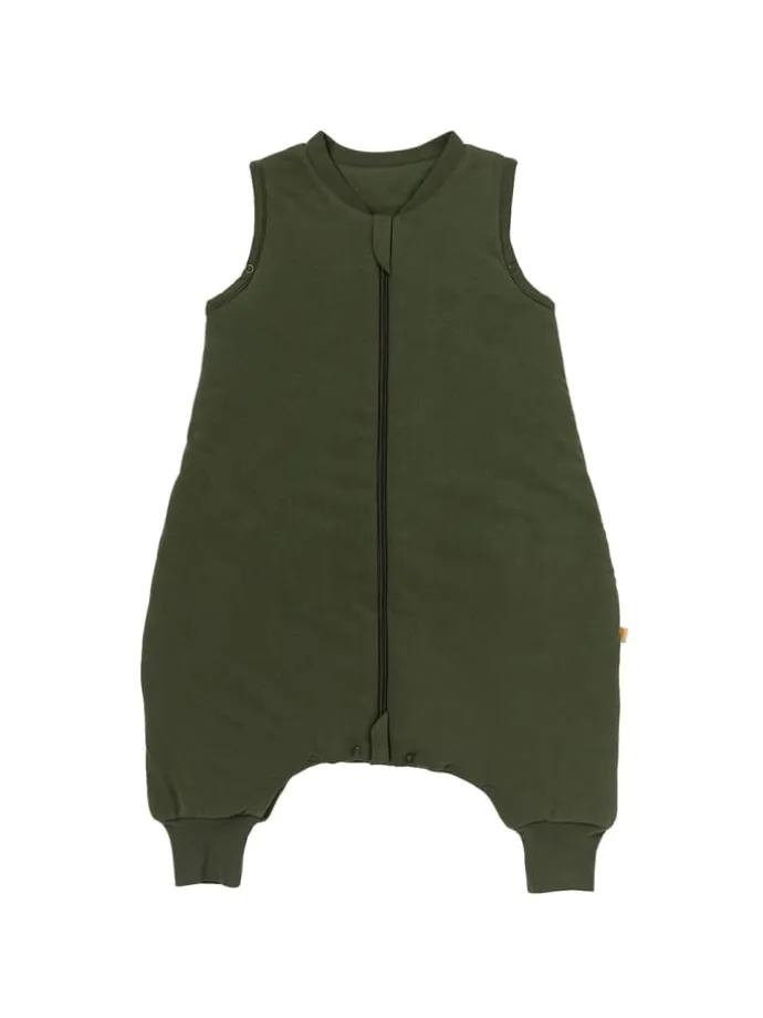 Ganzjahres Schlafsack mit Füßen, 2.5 TOG in Oliv