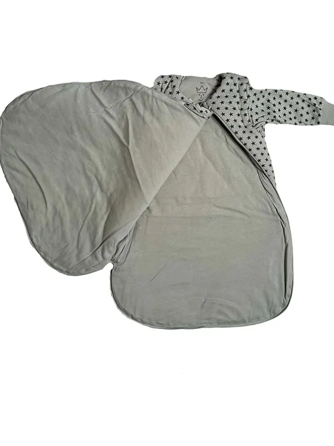 Ganzjahres-Schlafsack "Leo" in Grün/ Schwarz