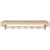 Garderobe "Abano" in Hellbraun - (L)78 cm