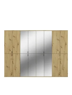 Garderobenkombination  (B/H/T: 244x193x34 cm) in Artisan Eiche Nachbildung