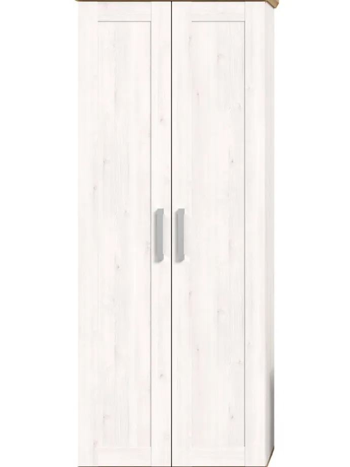 Garderobenschrank (B/H/T: 80x196x39 cm) in Sibiu Lärche Nachbildung
