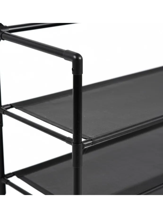 Garderobenständer in Schwarz - (B)59,5 x (H)150,5 x (T)25 cm