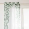 Gardine in grün