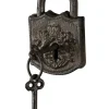Gartendekohänger ''Schloss'' in Braun - (B)7 x (H)13 x (T)2 cm